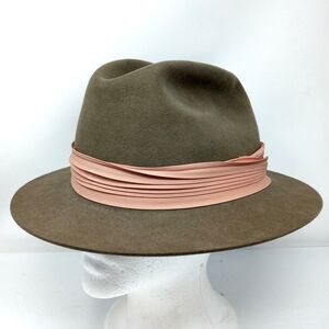 Vintage Hunting World Mini Safari Fedora Hat Made in USA Size 7 1/2